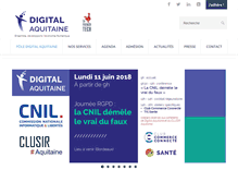 Tablet Screenshot of digital-aquitaine.com